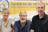 v.l.) Andrea Flötotto, Bernd Schüre und Bernd Ellger beraten in Sachen Gebäudesanierung und Fördermöglichkeiten.