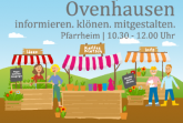 Flyer vom Infomarkt des Landesgartenschau - Projektes 2023