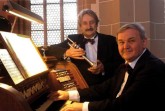 Startrompeter Ludwig Guettler und Kantor Freidrich Kircheis, Foto: Kultur Direktion