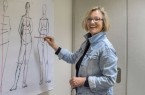 Claria Stiegemann beim After work chill out, Foto: Diözeszanmuseum Paderborn