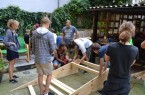 Mobile Skaterampe in Rodenbeck bauen.Foto: Stadt Minden