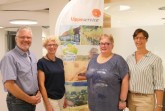 Das Organisations-Team des Dorfwettbewerbs: Thomas Cleve, Birgit Griese-Lödige, Anke Rabe und Isabelle Hebrock-Hugenberg (von links). Foto: Kreis Lippe