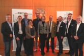 Stellten die Beratung in den Mittelpunkt (v.l.): Thomas Dreikandt, Kreiswirtschaftsförderung Lippe, Dr. Katja Nink, Andreas Bendig, beide G.I.B. GmbH, Heike Wulf, Effizienz-Agentur NRW, Wolfgang Marquardt, OstWestfalenLippe GmbH, Melanie Taube, Andreas Lühmann, beide Regionalagentur OWL, Jörg Düning-Gast, Verwaltungsvorstand beim Kreis Lippe und Fachbereichsleiter Service und Wirtschaftsförderung, Uwe Gotzeina, Fachgebietsleiter Wirtschaftsförderung Kreis Lippe, und Dr. Friedhelm Keuken, INQA Offensive Mittelstand. (Foto: Kreis Lippe)