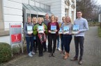 Das Team der Staatsbad GmbH v.l.n.r.: Petra Müller, Olga Mattern, Cordula Quandt, Thomas Mihajlovic, Beate Krämer, Sebastian Menacher, Christiane Rosemeier, Kristina Quest, Dominic Rudek, Foto: Staatsbad Oeynhausen