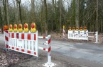 Straßensperren aufgrund der Krötenwanderung