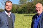 Foto (v.r.): Elmar Volkmann (Vorsitzender des Wirtschaftsrates) mit Fabian Wohlgemuth.