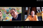 Eingeladen zur Online-Konferenz hatten (von rechts) Ralf R. Strupat (Agentur Kunden.Begeisterung), Frank Hofen (Förderverein Stadt HalleWestfalen) und Jennifer Zacher-Handke… © Förderverein
