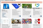 Der Screenshot zeigt die Startseite der Abteilung Straßenverkehr. Häufig angefragte Dienstleistungen, unter anderem auch die Online-Terminreservierung in der Zulassungsstelle, sind unter Online-Möglichkeiten verlinkt. Foto: Kreis Gütersloh