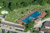 Das Freibad in Rödingausen aus der Vogelperspektive. Foto: Gemeinde Rödinghausen