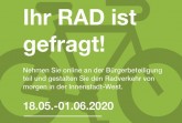 Ab Montag, 18. Mai, fragt die Stadt Paderborn Bürgerinnen und Bürger nach ihrem Rat bezüglich des Radverkehrs in der Innenstadt West. Unter www.buergerbeteiligung.de/rad-paderborn werden alle Hinweise für das Gebiet entgegen genommen.© Stadt Paderborn