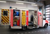 Mit Traumalicht, 360-Grad-Umsicht, zusätzlichem Begleitstuhl und neuer Spritzenpumpe erfüllt der neue Rettungswagen die aktuellsten technischen Standards und bietet mehr Sicherheit bei den Einsätzen..Foto:Stadt Gütersloh