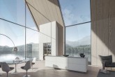Die SieMatic SLX bereichert eigenständige Architekturkonzepte.
