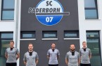 (v.l.): Die hauptamtlichen NLZ-Trainer Oliver Döking, Lukas Kruse, Michél Kniat, Bernd Wiesner und Thomas Bertels.