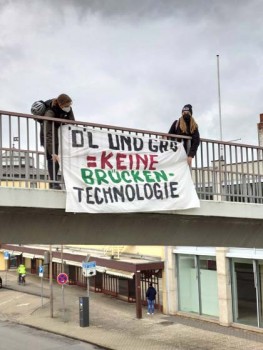 Demonstrationsbanner in Peine. (Foto: Fridays for Future Deutschland)