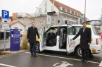 Bürgermeister Matthias Kalkreuter, neu gewählter Aufsichtsratsvorsitzender der KVG Lippe, und Achim Oberwöhrmeier, Geschäftsführer der KVG (von links). Foto: KVG Lippe