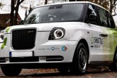 Ein elektrisch betriebenes London Taxi (LEVC) der Stadtbus Gütersloh GmbH. Foto: Stadtwerke Gütersloh