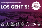 Unter dem Arbeitstitel „zukunftsquartier paderborn“ starten im Februar 2021 die planerischen Vorbereitungen zur Entwicklung eines neuen, innovativen Stadtquartiers auf dem Areal der ehemaligen Barker Baracks im Osten der Paderborner Kernstadt. Foto: Stadt  Paderborn