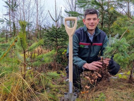Nikolas Osburg ist der neue Hüter der Wälder im Gemeindeforstamt Willebadessen Foto: Forstamt Willebadessen