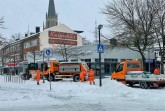 Schneeräumer im Dauereinsatz. Das ist zurzeit der Alltag bei der Stadtreinigung. (Bild: Miguel Loureiro für Stadt Gütersloh)