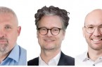 Henry Georges (LKA Hamburg), Michael Gröber (D-TRUST) und Stefan Cink (Net at Work) informieren über den sicheren Dialog mit verschlüsselten E-Mails für die öffentliche Verwaltung
