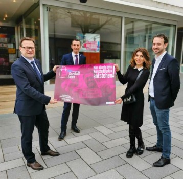 Stadt stellt Projekt "Kurstadtladen" vor.Foto:Stadt 