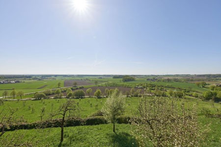 Vom Burgberg aus zeigt sich die Vielgestaltigkeit der Stromberger Kulturlandschaft besonders eindrücklich. Foto: LWL/Dülberg