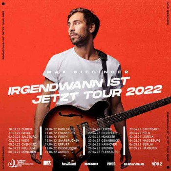 Max Giesinger Tour 2022