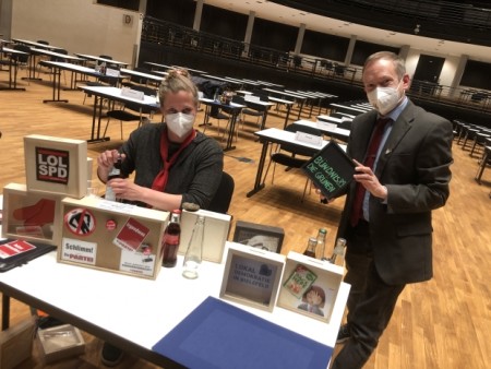 Lena Oberbäumer und Daniel Hofmann Foto: Jan Schwarz