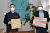 Wie sich Klimaschutz und unternehmerischer Erfolg verbinden lassen, vermitteln der Kreis Höxter und die EnergieAgentur.NRW in einer dreiteiligen Workshop-Reihe. Zu den Online-Terminen laden Landrat Michael Stickeln und Michael Werner, Leiter des Fachbereichs Umwelt, Bauen und Geoinformationen des Kreises Höxter, ein. Foto: Kreis Höxter