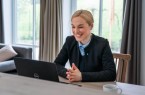 Prof. Dr. Natalie Bartholomäus war auf deutscher Seite für das Pilotprojekt verantwortlich. (Foto: Felix Hüffelmann/FH Bielefeld)