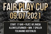 Programmflyer des Fair Play Cup