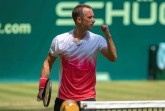 Philipp Kohlschreiber buchte mit seinem Sieg über den Franzosen Corentin Moutet am Mittwoch das Viertelfinalticket bei den 28. NOVENTI OPEN. © NOVENTI OPEN/Mathias Schulz