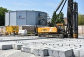 332 Stahlbetonpfähle für ein sicheres Fundament.Foto:Stadt Rietberg