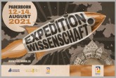 Mit der "Expedition Wissenschaft" wird sich die Paderborner Innenstadt vom 12. bis 14. August in ein aufregendes Ideen- und Mitmachlabor verwandeln.Foto:© Stadt Paderborn