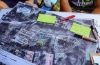 Das Calisthenics-Team Gütersloh brachte ausgefeilte Entwürfe für die Gestaltung der Freizeitanlage mit. Foto: Stadt Gütersloh