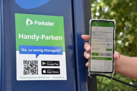 Parken mit dem Smartphone in Herford.Foto:Stadt Herford