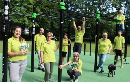 Startschuss für "Sport im Park".Foto: Stadt Gütersloh