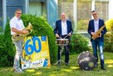 60 Jahre und kein bisschen leise – die Kreismusikschule feiert Jubiläum, v.l. Heinz-Josef Struckmeier (Leiter der Kreismusikschule Paderborn), Landrat Christoph Rüther und der pädagogische Leiter der Kreismusikschule Eddi Kleinschnittger. Bild: Kreis Paderborn, Presse- und Öffentlichkeitsarbeit, Meike Delang