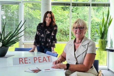 RE:PEAT-Projektteam: Katharina Borowiec und Heike Görder (v.l.n.r.) – Bildnachweis: GILDE