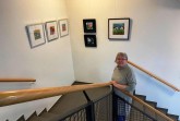Neue Treppenhausausstellung im Kreishaus.Foto: Kreis Herford