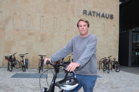 Tobias Schwarzer ist bei der Stadt Gütersloh Ansprechpartner für alle Anregungen rund um das Themen Fahrradverkehr. Foto:Stadt Gütersloh  