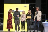 v. li.: Andrea Schmitz (Vorsitzender ADAC Niederrhein), Sven Niemann, Alexandra Bröckling, Vivian Fortmann, Karl Heinz Schäfer (alle Verkehrsverein PB).Foto:© ADAC OWL/Buck