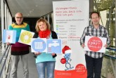 Der Kreis Höxter präsentiert zum zweiten Mal einen Online-Adventskalender zum Thema Energiesparen. Das Team vom Stromspar-Check (v.l.) Lutz Bräcker, Projektleiter Maksim Boschmann und Katharina Salah hoffen, dass die wertvollen Klimaschutz-Tipps mit  Sparmaßnahmen zum einfachen Umsetzen wieder auf großes Interesse stoßen. Foto: Kreis Höxter