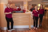 Neues Therapiezentrum Weser-Egge im St. Vincenz Hospital in Brakel: Das Team unter der Leitung von Jessica Mewes (links) kümmert sich um Patienten im stationären und ambulanten Bereich. Foto ©Isabell Waschkies