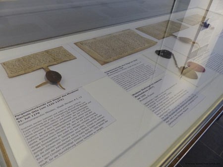 Urkunden zur jüdischen Geschichte Mindens, 13. Jahrhundert (© Mindener Museum)
