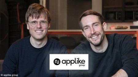 applike-Gründer Jonas Thiemann (links) und Carlo Szelinsky