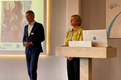 Haben einen neuen Wettbewerb für Unternehmen gestartet: Volker Ervens (Wirtschaftsinitiative Kreis Gütersloh e.V.) und Nikola Weber (pro Wirtschaft GT).