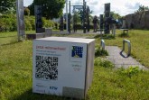die smarten QR-Würfel, die in Horn-Bad Meinberg auf die Beteiligung zum Sportenwicklungsplan aufmerksam machen. Fotos: Stadt Horn-Bad Meinberg
