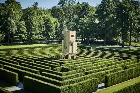 Labyrinth im Gräflichen Park, Bad Driburg. Foto: Michael Sailstorfer