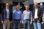 v.l.: Starteten die Initiative zum neu gegründeten Arbeitskreis für betrieblichen Datenschutz: Wirtschaftsförderer Sebastian Czoske, Oliver Emmrich (COR), Klaus Grothues (Westag), Stefan Kröger (Audit-NRW).